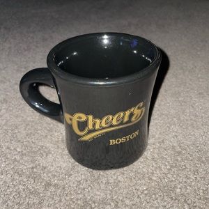 New Cheers TV Show Boston Massachusetts Black Coffee Mug